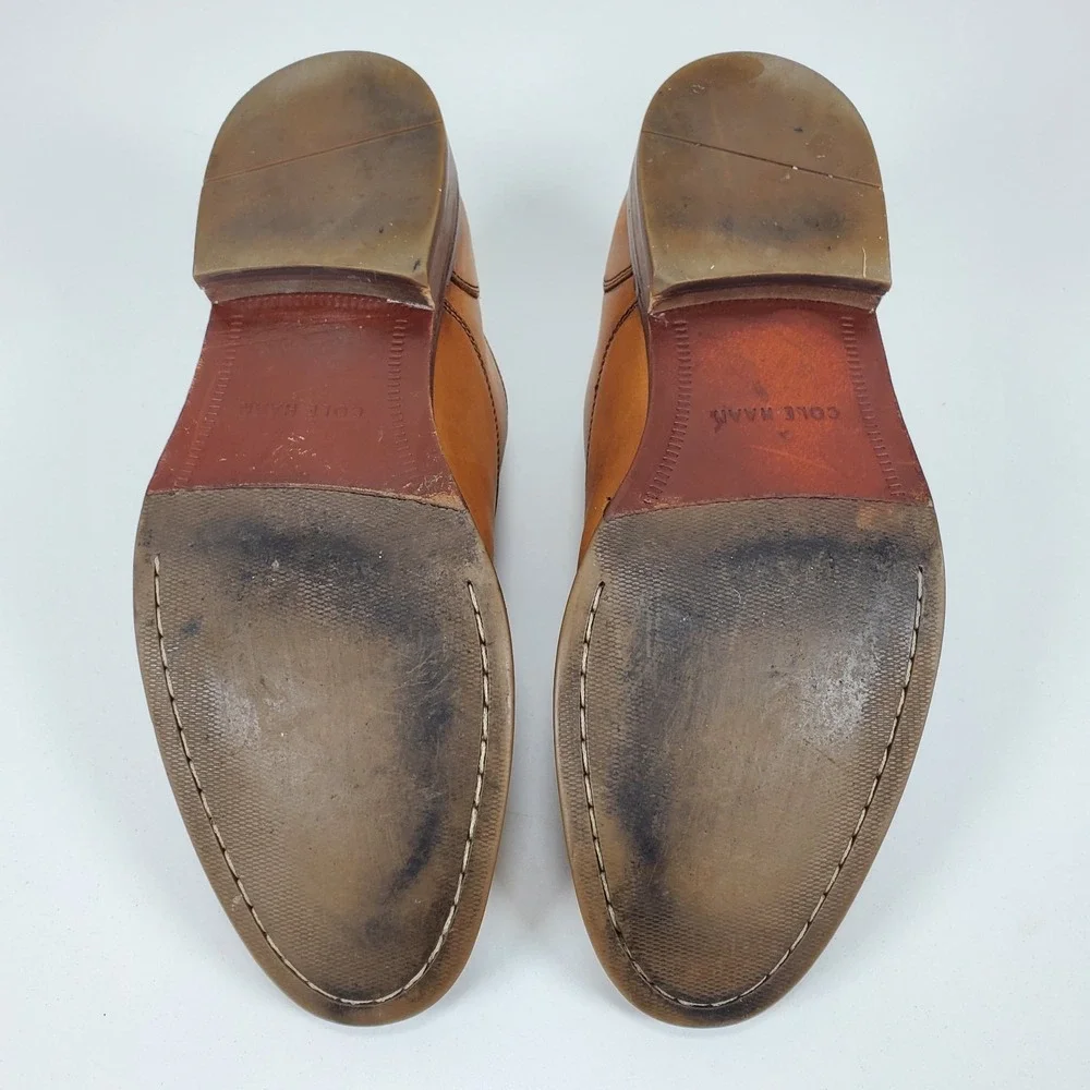 Cole Haan Williams Oxford Cap Toe Lace Up (British Tan)‎ C12337 Mens Size 9
